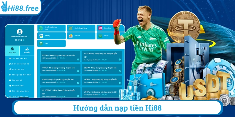 hướng dẫn nạp tiền hi88